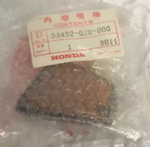 HONDA DIO 50 AF23 LENTE VETRO FRECCIA SINISTRA 33452-GZ0-000 STANLEY 2584 NOS - Bild 1 von 2