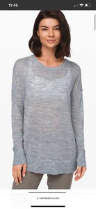 Lululemon well being linen crew sweater - Picture 1 of 10