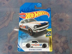 Hot Wheels ‘65 Mustang 2+2 Fastback Dollar General Exclusive 116/250 2020 White