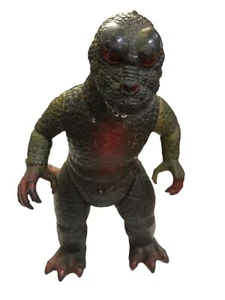 Vintage Dor Mei Hong Kong GODZILLA 14" Red Chest Back Tail Jointed Posable - Picture 1 of 5