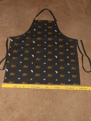 McDonald's Apparel Collection (TEXAS THEME) BLACK APRON UNIFORM Never Used NOS B - Image 1 of 4