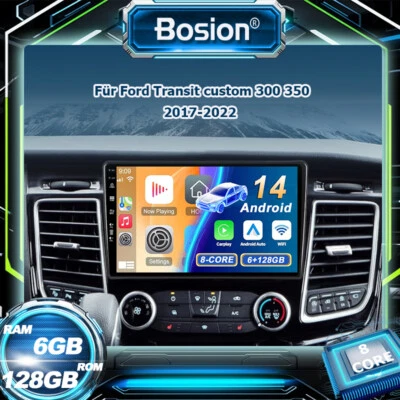 Für Ford Transit Tourneo Custom 2018-2022 Autoradio Android 14 Car Play GPS Navi - Bild 1 von 4