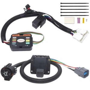 For Honda Pilot 2012-2015 7 Way Trailer Tow Harness Hitch Wiring 7 Way Connector - Picture 1 of 9
