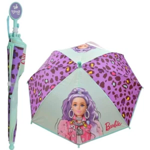 Ombrello Barbie con manico a conchiglia per bambini età 3-7 - Foto 1 di 1