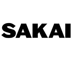 Sakai Decal Kit 18” (Set Of 2) Black Roller Replacement Stickers Equipment - Picture 1 of 1