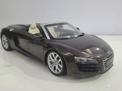 2009 Kyosho Audi R8 Spider Teak Brown, scala 1:18, COME NUOVA, special edition - Immagine 1 di 4