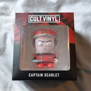 2017 Cult Vinyl Captain Scarlett & The Mysterons Figure By Planet Replicas - Picture 1 of 9