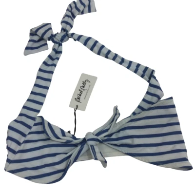 Top de bikini Rachel Pally para mujer estampado Malibú a rayas azules talla XS NUEVO CON ETIQUETAS Foto 1 de 4
