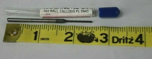 Harvey Tool Drill Bit #35162-C4 062 Ball 12x Long FL DMD 110214 - Picture 1 of 3
