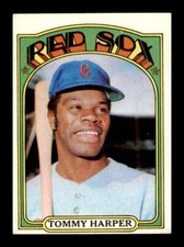 1972 Topps Tommy Harper #455 Set Break Boston Red Sox