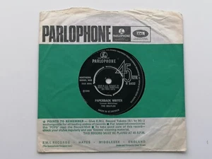 THE BEATLES  ORIG 1966  U.K . 45     PAPERBACK WRITER EX  ORIG SLEEVE - Bild 1 von 8