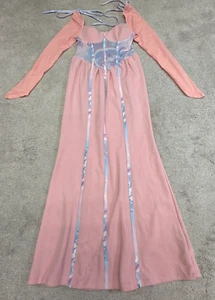 Fairycore sheer Corset Maxi Dress Rave Cosplay Coquette Sz XS - Picture 1 of 10