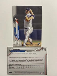 2020 Topps Update #U-293 Mike King New York Yankees Rare ROOKIE CARD RC - Bild 1 von 1