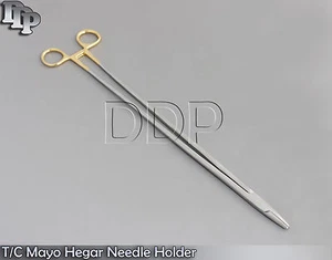 T/C O.R Grade Mayo Hegar Nadelhalter 16" gezahnte chirurgische Instrumente - Bild 1 von 3