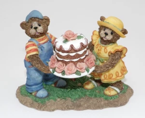 Honeybourne Hollow Figurines You Take The Cake Fitz & Floyd 1999 - Picture 1 of 10