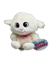 Fuzzy Friends Plush Baby Lamb Stuffed Animal-Easter/Valentines Day - Picture 1 of 5