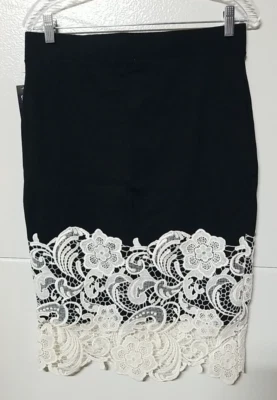 Olivia Blu женская юбка черный и белый размер L новый с ярлыками - Изображение 1 из 4