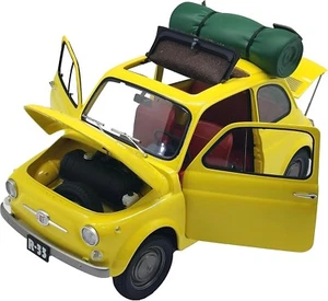 S14 1/12 Lupin the Third Castle of Cagliostro Fiat 500 Diecast Model Car New - Picture 1 of 11