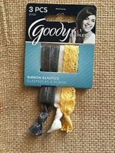 Womens Ouchless Ribbon Elastics, Lace Neutral, 3 Count - Picture 1 of 12