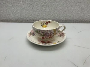 Vintage Copeland Spode FAIRY DELL Tea Cup & Saucer Floral - Picture 1 of 9