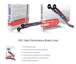 BLA1009-4L EBC BRAIDED BRAKE HOSES - Picture 1 of 2