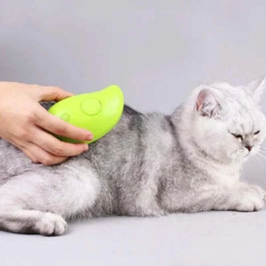 Pettine spazzola autopulente massaggio animali domestici con funzione spray per cani gatto - Foto 1 di 8