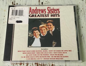 NEW Andrews Sisters – Greatest Hits (1990) Curb Records – D2-77400 CD, US - Imagen 1 de 3
