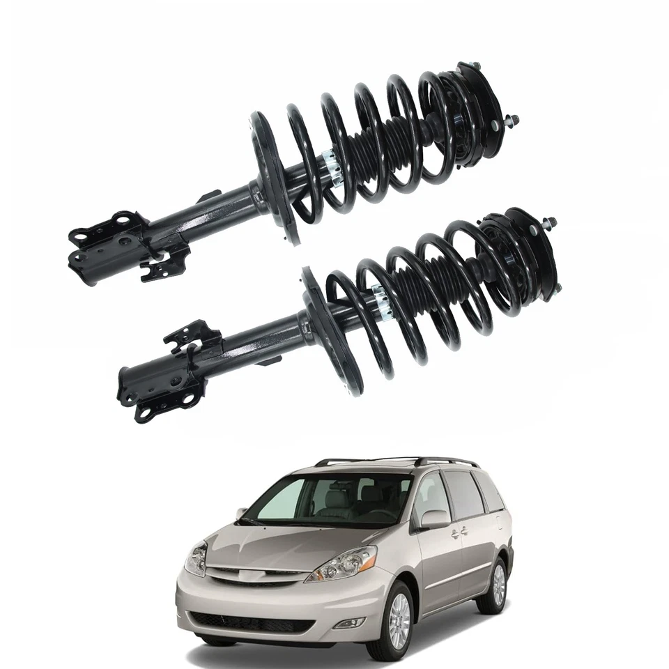 Front Complete Shock Struts Absorbers For 2005-2010 Toyota Sienna 172363 172364 - Image 1 of 4