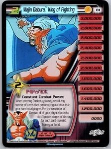 1x DBZ CCG MAJIN DABURA KING OF FIGHTING LV2 HOLO FOIL 81 BABIDI SAGA - Picture 1 of 1