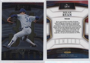 2023 Panini Select Select Numbers Nolan Ryan #SN14 HOF