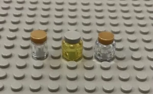 LEGO Tres Contenedores Botellas Cocina Baño Casa de Muñecas  - Imagen 1 de 1