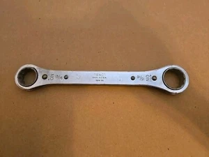 Mac Tools Vintage 13/16"-15/16" 12PT Chrome Ratcheting Box End Wrench RBW-35 - Picture 1 of 12