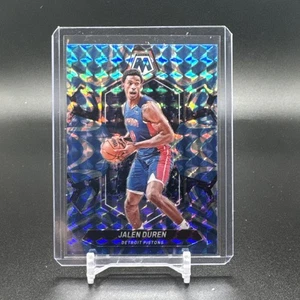 2024 Panini Mosaic Basketball Blue Camo Prizm Jalen Duren Pistons - Picture 1 of 2