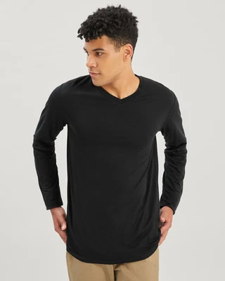 NEW Kathmandu Men's 100% Merino Long Sleeve V-Top - image 1 of 4