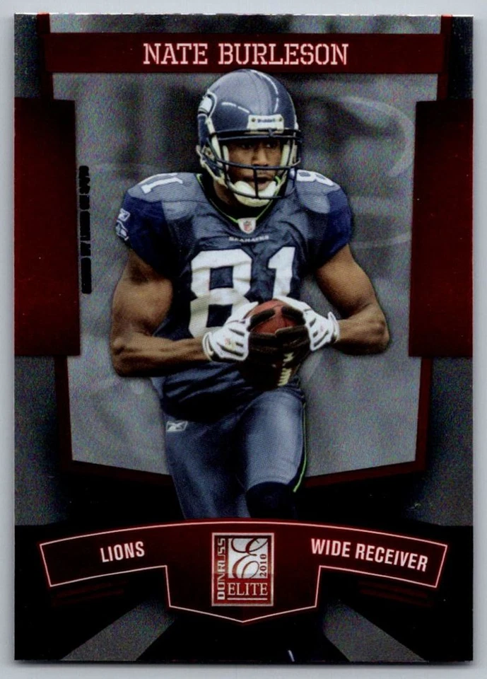 2010 Donruss Elite Nate Burleson Detroit Lions #87 - Image 1 of 2