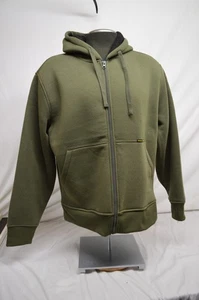 New Men's Stanley Workwear Sherpa Lined Full Zip Hoodie Size LARGE Green - Picture 1 of 11
