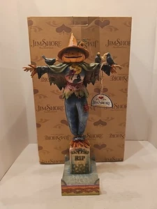 Jim Shore Heartwood Creek 2007 Graveyard Guardian Scarecrow Figurine 4007928 NIB - Picture 1 of 16