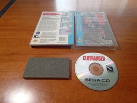 CIB Cliffhanger (Sega CD, 1993) Complete *TESTED*