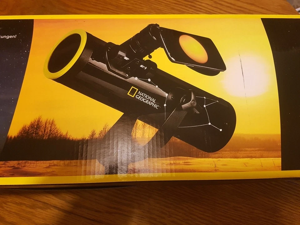 National Geographic  Refraktor 76/350  Teleskop mit Sonnenfilter - Bild 1 von 4