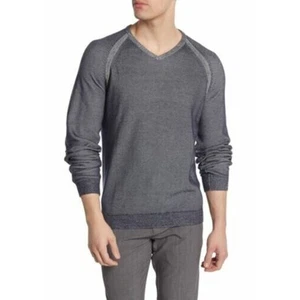 Tailor Vintage Men's Reversible V-Neck Sweater Navy Blazer/Pebble XLarge $98 - Picture 1 of 2