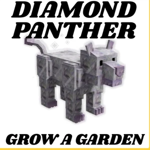 🎃Diamond Panther🎃New Pet🎃Random AGE 🎃 GROW A GARDEN🌱🎮ROBLOX🎮 - Picture 1 of 3