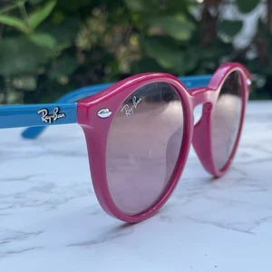 Ray Ban RJ9064S 7019/14 Pink Blue Arm Sunglasses Juniors 44-19-130 Frame Only - Picture 1 of 6