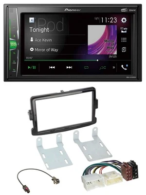 Pioneer 2DIN MP3 DAB USB Bluetooth Autoradio für Dacia Sandero Renault Traffic O - Bild 1 von 4