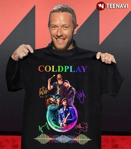 Camiseta COLDPLAY Band On Tour 2024 Regalo Para Fan Talla Completa S-5XL - Imagen 1 de 3