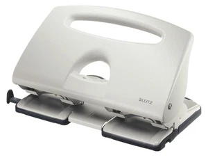 Leitz 5132 4 Hole Punch Metal 40 Sheet Grey 51320085 - Afbeelding 1 van 3