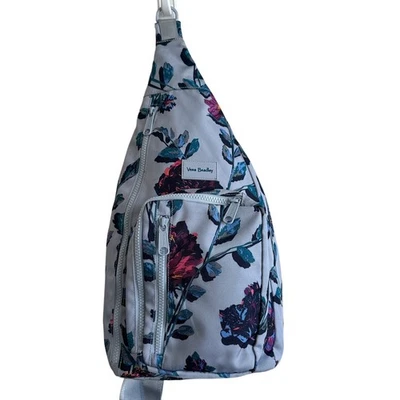 Vera Bradley Neon Ivy ReActive Sling Backpack Lightweight Floral Bag - Image 1 of 4