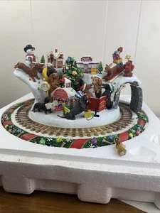 Danbury bassotto Natale paese delle meraviglie come nuovo treno mancante ha bisogno di TLC funzionante? - Foto 1 di 10