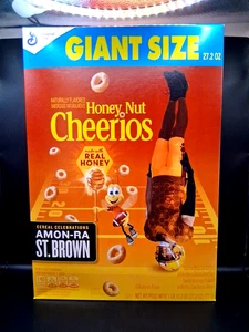 SELTENE Honig Nuss Cheerios RIESEN Größe Amon-Ra St. Braun 1 Pfund 11,2 Unzen Müslischachtel GM - Bild 1 von 7