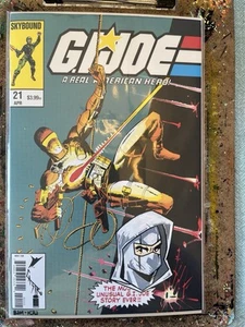 🔥GI JOE # 21 (FACSIMILE) - STORM SHADOW Remarque "SILENT" ISSUE - LARRY HAMA 🔥 - Picture 1 of 4