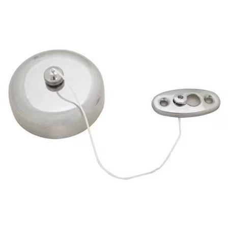 Bradley 947-000000 Retractable Clothesline, Polished Ss - Image 1 of 1